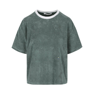 RAFF BELLE TERRY TOWELLING T-SHIRT KAKI