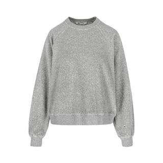 RAFF GEORGE TERRY TOWELLING SWEATER GREY MELANGE