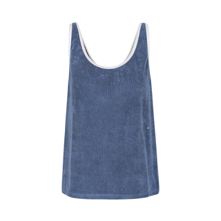 RAFF RENEE TERRY TOWELLING TOP STONE