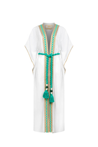 NATACHA & VANESSA DRESS OCEANE  WHITE