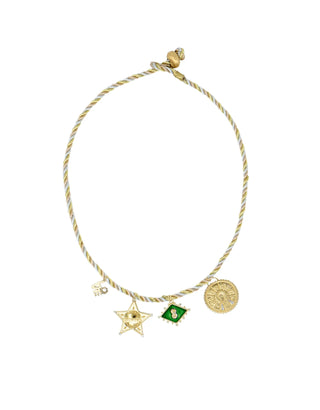 MONOKI MEDAL NECKLACE GOLD