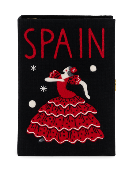 OLT BOOK CLUTCH SPAIN BLACK