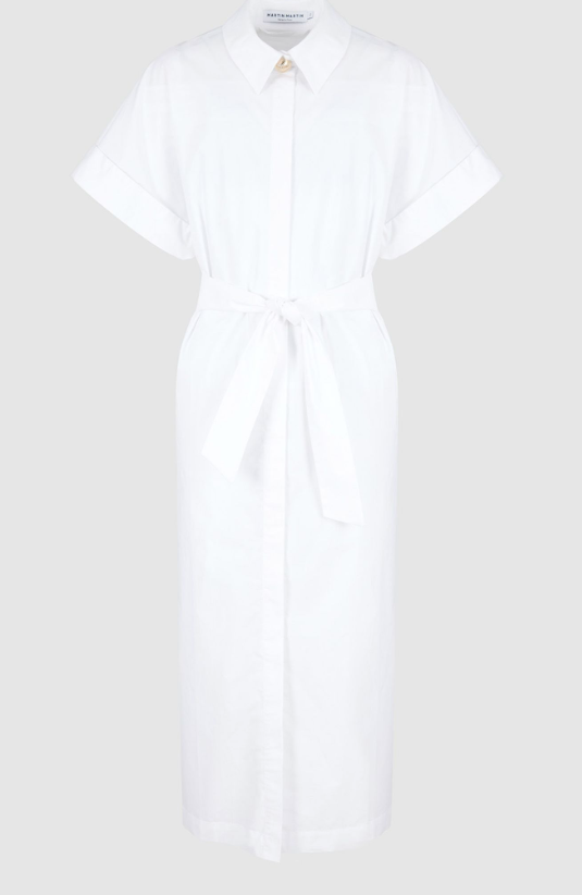 MARTIN MARTIN CONSTANCE DRESS IVORY