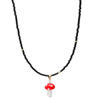 NATHALIE GUINOCHET JEWELRY COLLIER MIYUKI CHAMPIGNON