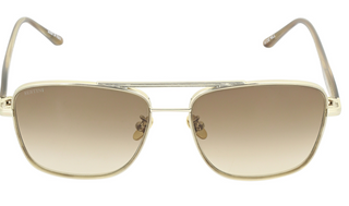 SESTINI HERITAGE DUE SUNGLASSES TAUPE/TABACCO