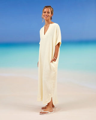 SEAMEHAPPY MYLA DRESS BAMBOO 719 PUDDING YELLOW