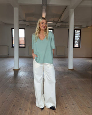 SEAMEHAPPY OBI TEE 310 SAGE GREEN