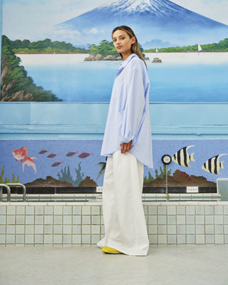 SEAMEHAPPY POPPY SHIRT UNI 406 ICE BLUE