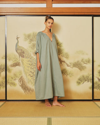 SEAMEHAPPY SAKURA DRESS 310 SAGE GREEN
