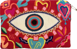 LE POM POM RED EYE LAPTOP CASE