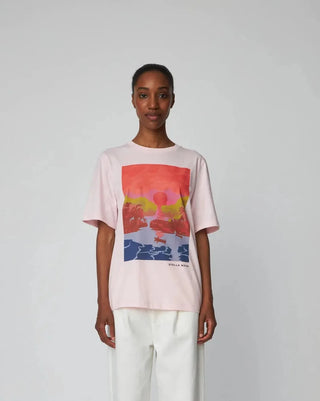 STELLA NOVA SUNSET PRINTED T-SHIRT 147 BRIGHT SUN