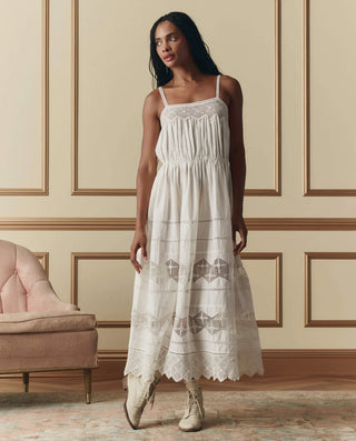 THE GREAT THE ROSETTE CROCHET DRESS