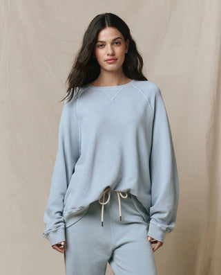THE GREAT THE SLOUCH SWEATSHIRT WHISPER BLUE