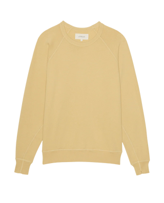 THE GREAT THE COLLEGE SWEATSHIRT BUTTER YELLOW