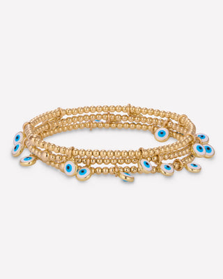 22 JEWELRY TINY RANIA BRACELET 2MM WHITE