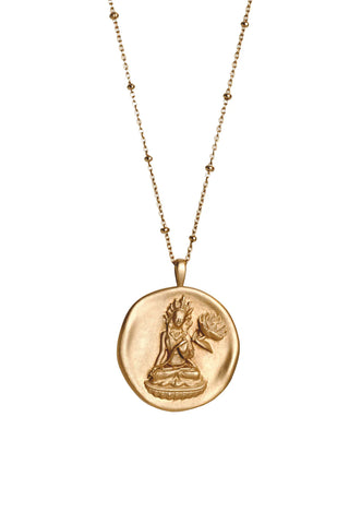 AMARE OMNIA TARA BLANCA NECKLACE GOLD S