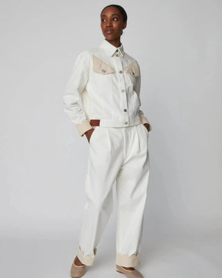 STELLA NOVA TWO-TONED COTTON JACKET