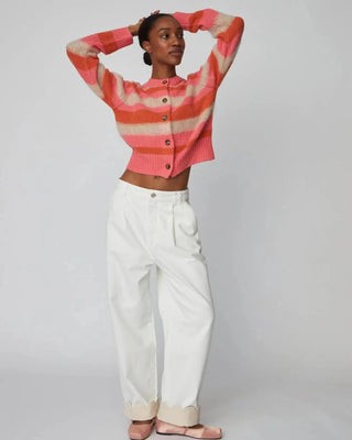 STELLA NOVA TWO-TONED COTTON PANTS
