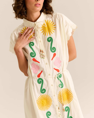 CAROLINA K VALERIE KAFTAN OFF WHITE