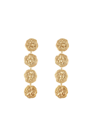 JLC STATEMENT FEMININE WAVES DANGLING EARRINGS