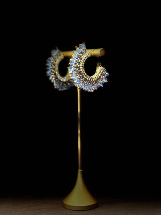 DEEPA GURNANI SIERRA EARRINGS BLUE