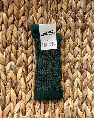 COLLEGIEN VICTOIRE DARK GREEN SOCKS