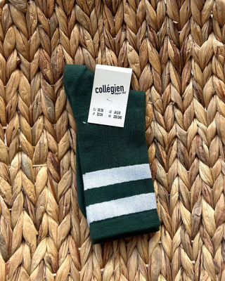 COLLEGIEN NICO DARK GREEN SOCKS