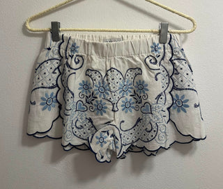 ORSINA HEARTS SHORTS WHITE