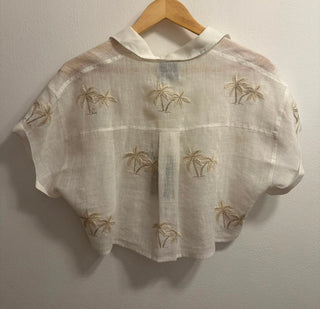 BENARAS BONDI PALM SHORT SHIRT WHITE