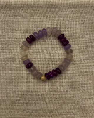 SEALLY MIMI SEMI PRECIOUS BRACELET PURPLE 11