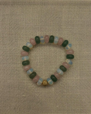 SEALLY MIMI SEMI PRECIOUS BRACELET GREEN DIVE