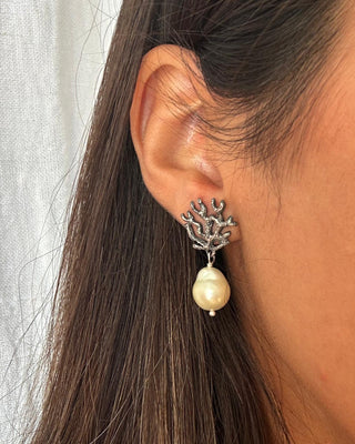 OCEANO JEWELS PLAINE CORAIL EARRINGS