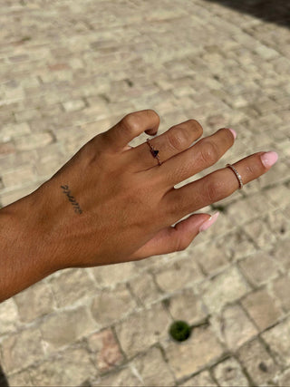 SAMANTHA TEA PYRAMIDE CHAIN RING