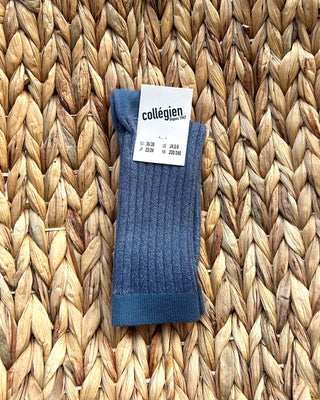 COLLEGIEN VICTOIRE BLUE CENDRE SOCKS