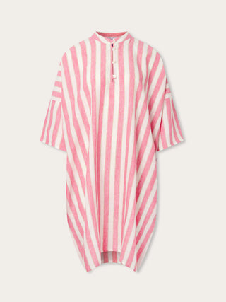 LOVE BRAND STRAWBERRIES & CREAM JUMENTO LINEN PONCHO
