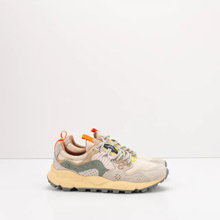 FLOWER MOUNTAIN YAMANO 3 UNI OFF WHITE-SAGE SNEAKERS
