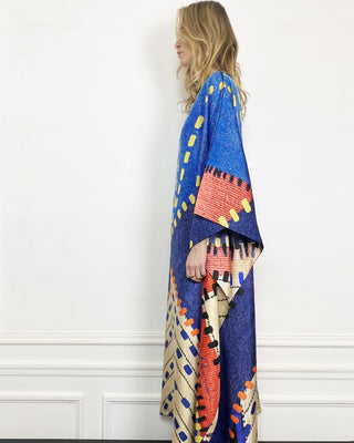 BE PARISIAN LONG CAFTAN CANVAS DRESS
