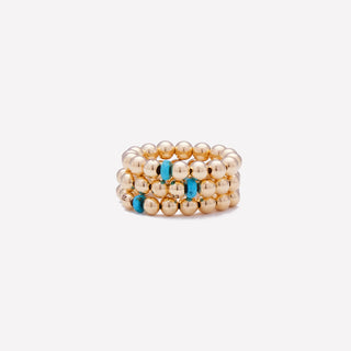 22 JEWELRY NOOR EVA RING 4MM SIZE 6