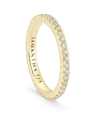 SAMANTHA TEA MINI NORANI RING WHITE DIAMONDS