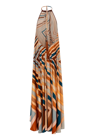 KOSE RESORT JENIFFER GOWN RAINBOW WHEEL