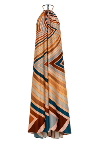 KOSE RESORT JENIFFER GOWN RAINBOW WHEEL