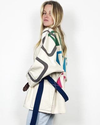 BE PARISIAN FUNK COTTON KIMONO