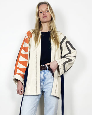 BE PARISIAN FUNK COTTON KIMONO