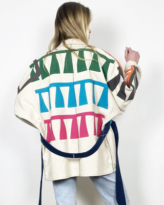 BE PARISIAN FUNK COTTON KIMONO