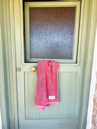 LITTLE MARINER BEACH TOWEL DUSTY ROSE