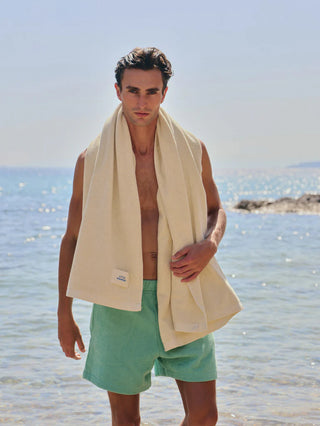 LITTLE MARINER BEACH TOWEL OFF-WHITE