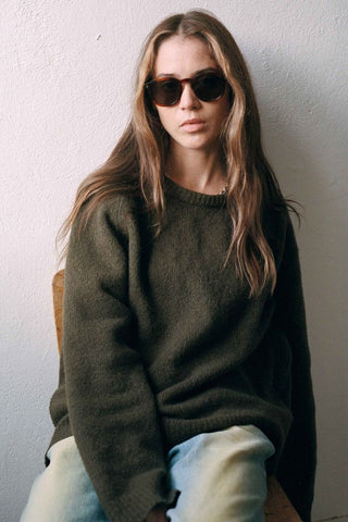 MONOKEL NELSON AMBER GREY SOLID LENS SUNGLASSES
