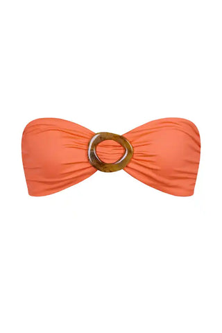 ALICIA SWIM KATE BUCKLE BIKINI TOP IN SUNSET