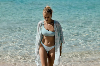 ALICIA SWIM SHORT KIMONO COVER-UP IN RIVIERA