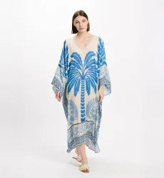 MISS JUNE CAFTAN RHODA BLUE